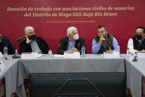 ATIENDEN A USUARIOS AGRICULTURA Y CONAGUA Atienden Agricultura y Conagua a productores del Bajo Río Bravo de Tamaulipas, afectados por la sequía