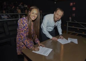 ALCALDIA BJ Y CINEMEX FIRMAN CONVENIO MÁS PUNTOS VIOLETAS