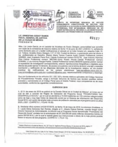 DENUNCIA LÍA LIMON A LAYDA SANSORES POR DAÑO PATRIMONIAL