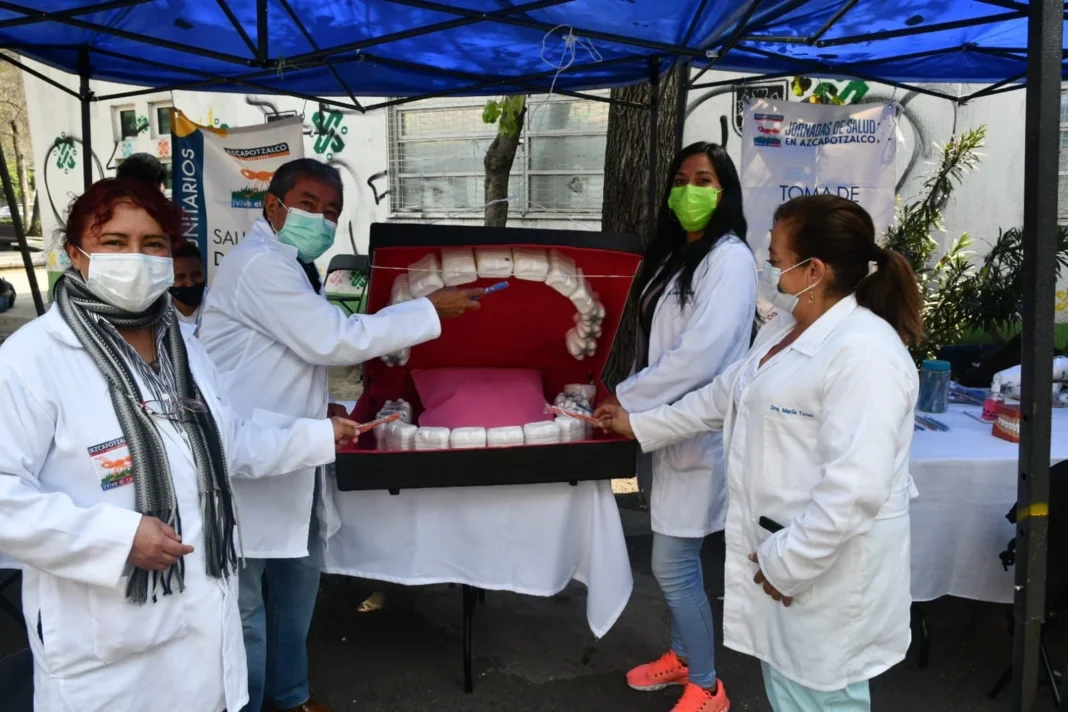REFUERZA ALCALDÍA AZCAPOTZALCO CAMPAÑA DE SALUD BUCAL