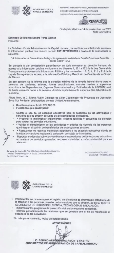 TANIA LARIOS HACE PÚBLICAS ACUSACIONES CONTRA F. MERCADO