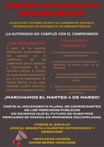 COMERCIANTES CDMX DEMANDAN