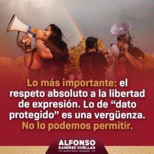 DATO PROTEGIDO Y LA LIBERTAD DE EXPRESIÓN