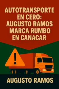 "AUTOTRANSPORTE 2025: AUGUSTO RAMOS ALERTA ESTANCAMIENTO"