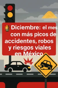 DICIEMBRE: ACCIDENTES VIALES AUMENTAN HASTA 25 % 