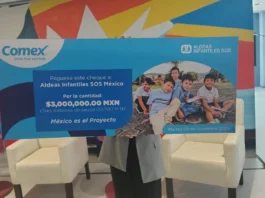 COMEX DONA 3 MILLONES A ALDEAS INFANTILES SOS EN CHIAPAS