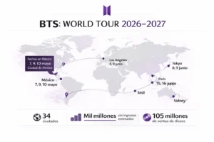 BTS REGRESA A MÉXICO: FECHAS DEL TOUR MUNDIAL 2026