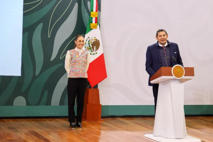 COMPROMISOS CON PUEBLA: SHEINBAUM Y ARMENTA EN LA MAÑANERA