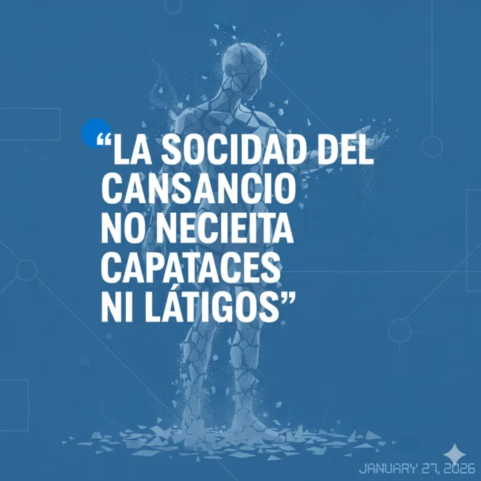 LA SOCIEDAD DEL CANSANCIO Y LA AUTOEXPLOTACIÓN
