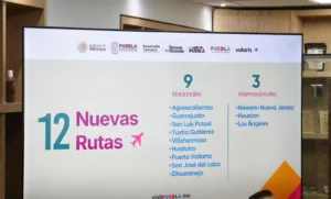 PUEBLA IMPULSA SU CONECTIVIDAD AÉREA CON 12 NUEVAS RUTAS