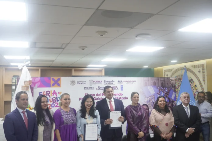 PUEBLA Y PNUD FIRMAN CONVENIO POR IGUALDAD Y RESILIENCIA