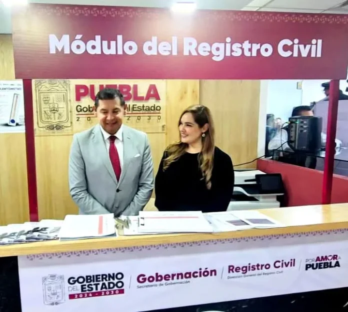 PUEBLA INAUGURA MÓDULO DEL REGISTRO CIVIL
