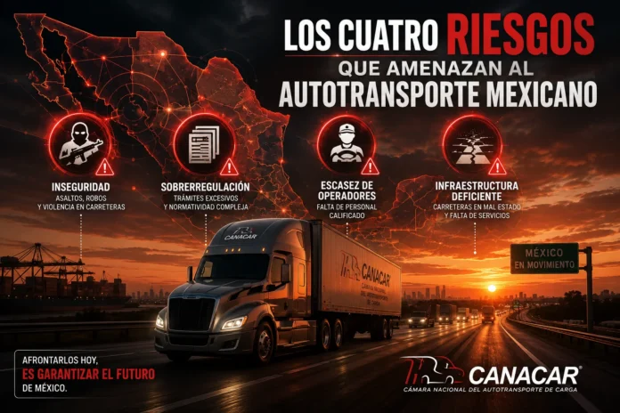 CANACAR ALERTA CUATRO RIESGOS DEL AUTOTRANSPORTE CANACAR ALERTA CUATRO RIESGOS