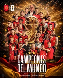 ESPAÑA BICAMPEÓN DEL MUNDO EN 2026