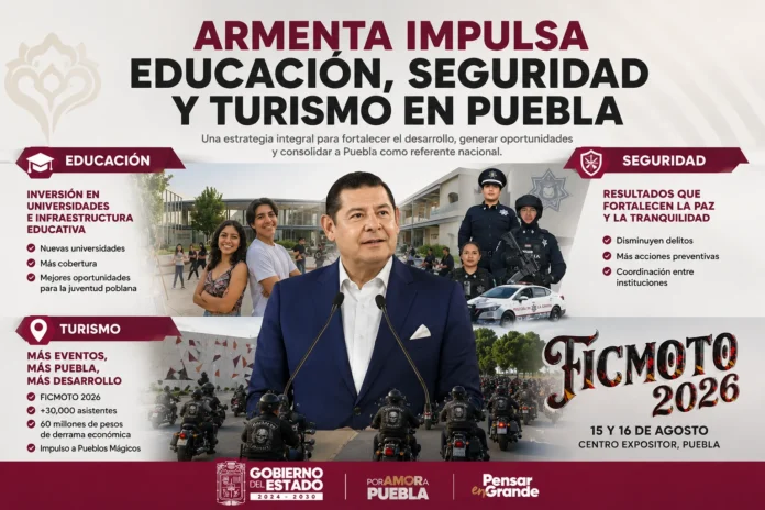 ARMENTA IMPULSA EDUCACIÓN, SEGURIDAD Y TURISMO