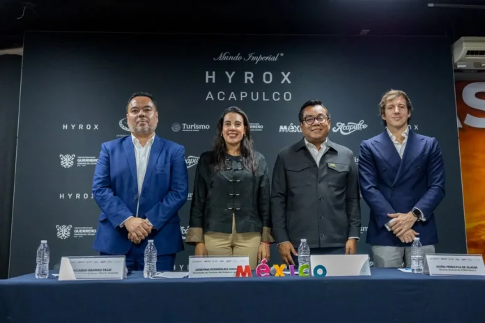 HYROX Acapulco 2026 Turismo Deportivo. HYROX Acapulco 2026 anuncio oficial con autoridades de Guerrero y Mundo
