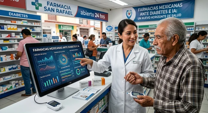 Farmacias mexicanas utilizan inteligencia artificial para apoyar el seguimiento de pacientes con diabetes