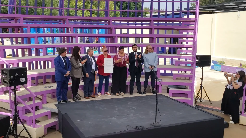 Autoridades y representantes del sector panadero participan en la inauguración del Festival del Pan Dulce Mexicano en Coyoacán.