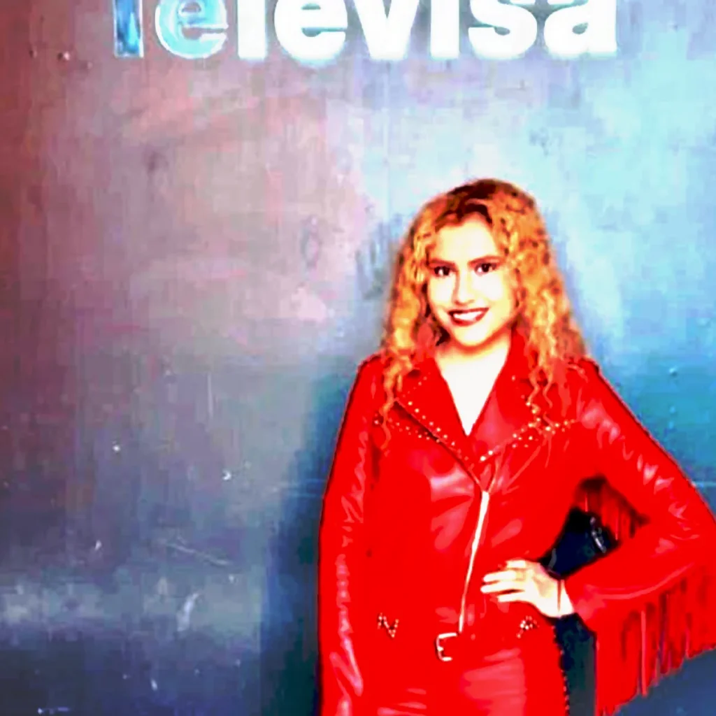 Nancy Alondra durante una visita profesional a instalaciones de Televisa.