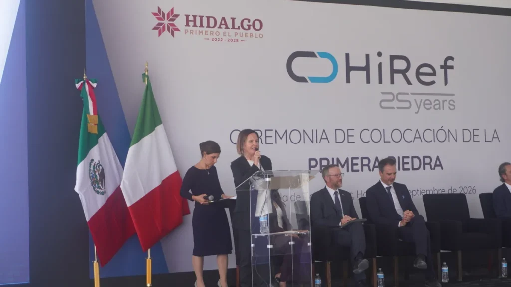 Valentina Valenta participa en ceremonia de HiRef Hidalgo para fortalecer la cooperación tecnológica entre México e Italia