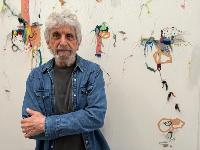 Jordi Boldó durante la presentación de su exposición en el Museo José Luis Cuevas de Ciudad de México