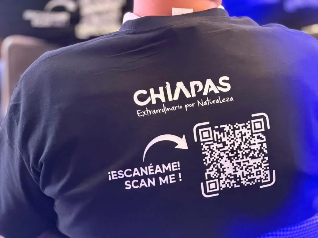 Código QR utilizado para acceder al asistente turístico Balam mediante dispositivos móviles